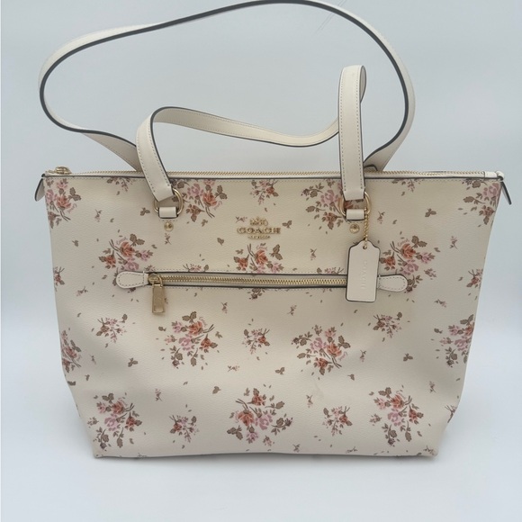 Coach Gallery Large Tote with Rose Bouquet Print #91023 - Picture 1 of 13